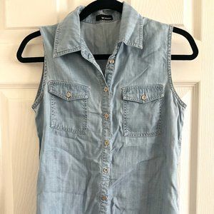 Denim blouse